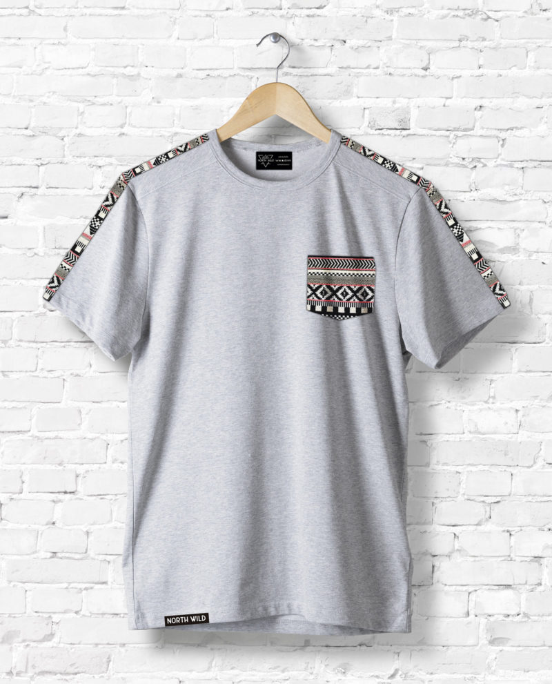 código Morse acampar Componer Camisetas online modernas con bolsillos pocket - Northwild